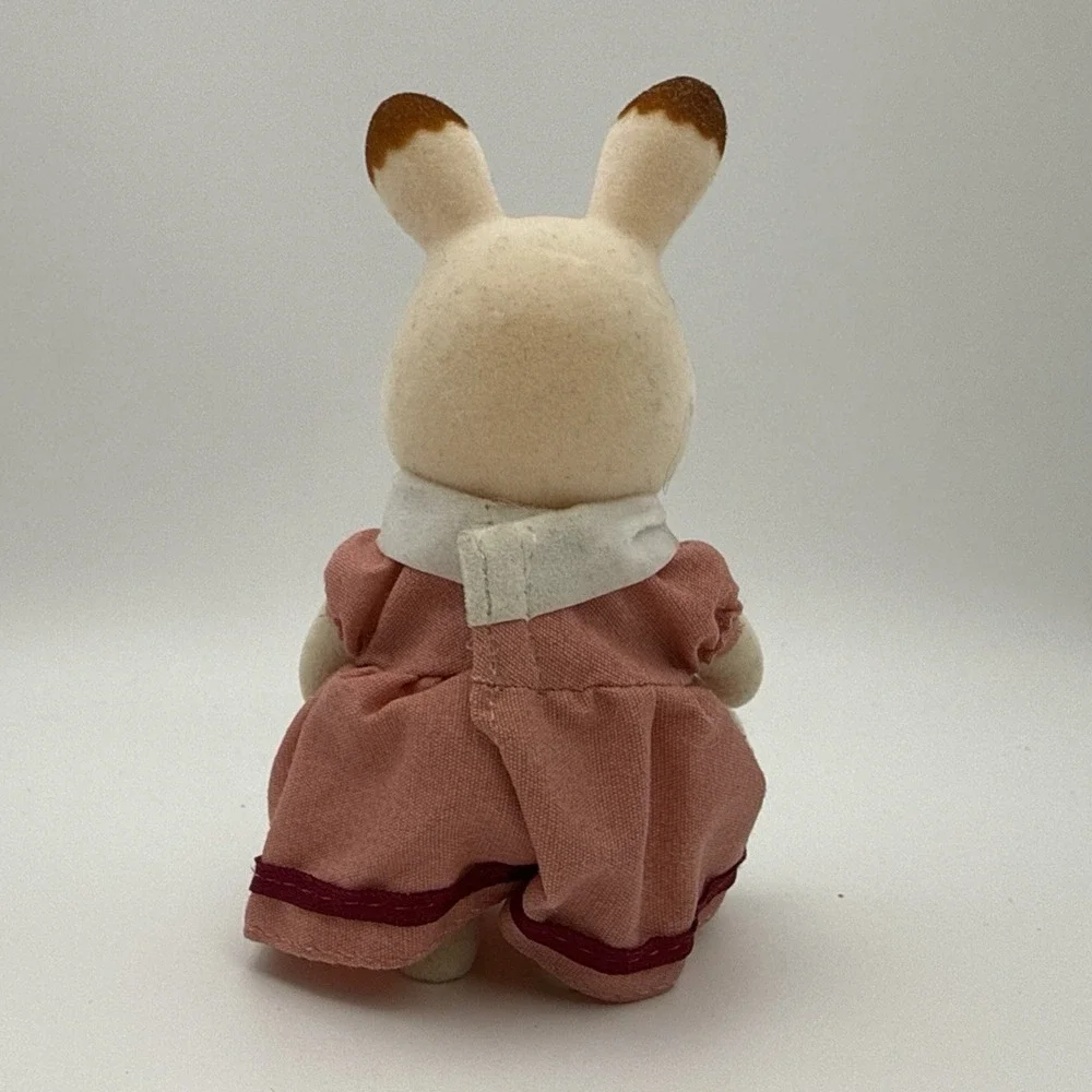 Calico Critters Sylvanian Families Teri Chocolate Rabbit Mother Figure  Dress